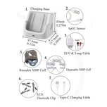 Multiparameter Veterinary Vital Signs Monitor Portable Vet Digital Pet Animal Patient Monitor