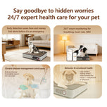 Vet Use Innovative Zero-Gravity Support Pet Sleep Pad with Mood Monitoring & Bluetooth App